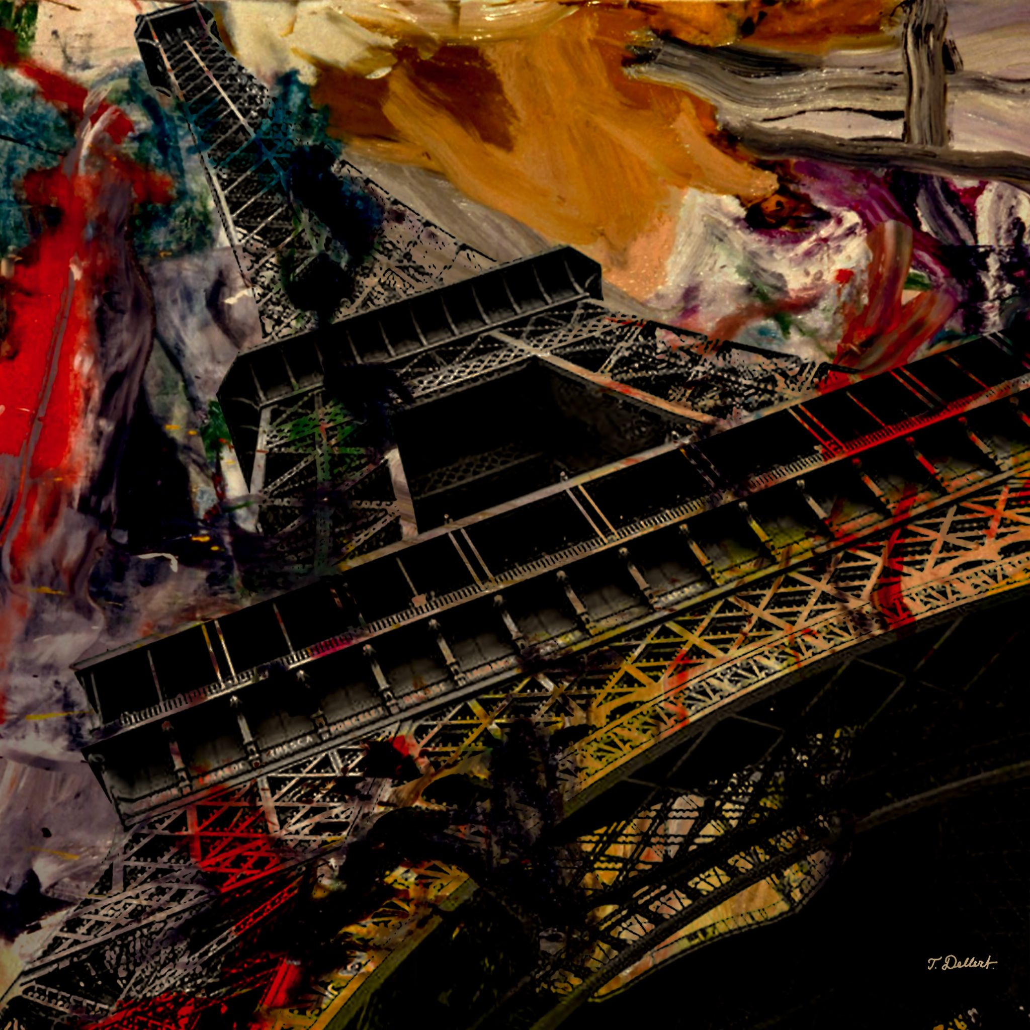 EIFEL TOWER ART PARIS